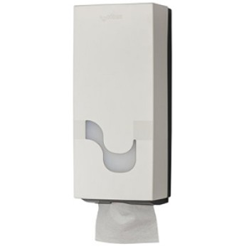 Dispensador Celtex Blanco para papel higiénico tipo Hoja a Hoja Dispensador Celtex Blanco para papel higiénico tipo Hoja a Hoja