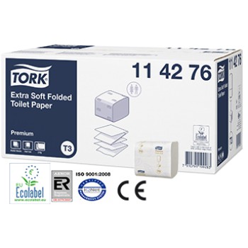 Papel Higiénico Tork Premium Hoja a Hoja Papel Higiénico Tork Premium Hoja a Hoja