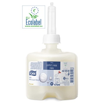 Jabón Tork Premium Suave Mini tipo líquido para cuerpo y cabello Jabón Tork Premium Suave Mini tipo líquido para cuerpo y cabello