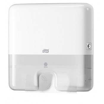 Dispensador Tork Pequeño para papel secamanos H2 plegado w y z Dispensador Tork Pequeño para papel secamanos H2 plegado w y z