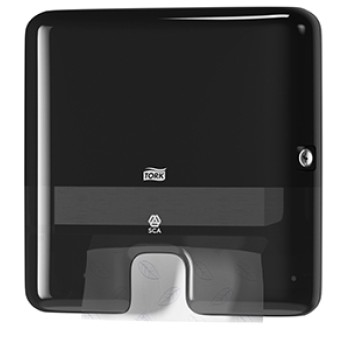 Dispensador Tork pequeño para papel secamanos H2 plegado w Dispensador Tork pequeño para papel secamanos H2 plegado w