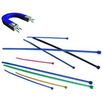 Bridas detectables varios colores azul,amarillo,naranja,verde,rojo